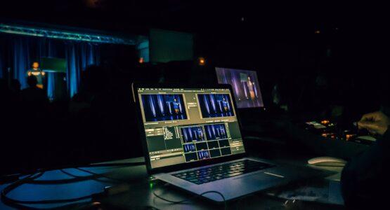 montage de diffusion en direct